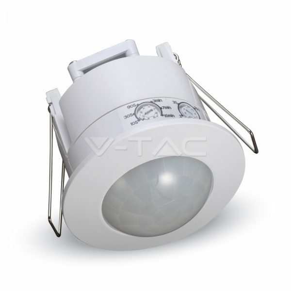 PIR įmontuojamas judesio daviklis V-TAC,  360°, baltas