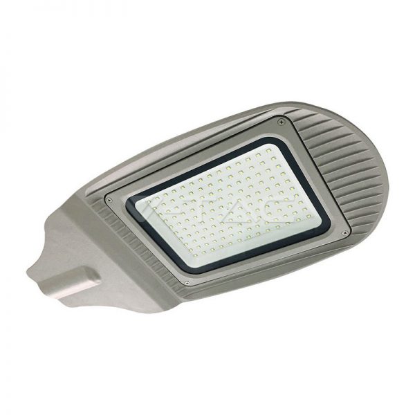 120W gatvės šviestuvas V-TAC, pilkas, 6400K (šaltai balta)
