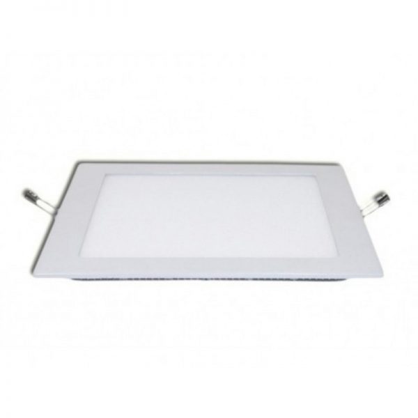 18W LED įmontuojama panelė, kvadratinė, su maitinimo šaltiniu, (4000K) dienos šviesa