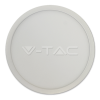 12W LED paviršinė panelė V-TAC, PREMIUM (LED SMD), apvali, (4000K) dienos šviesa