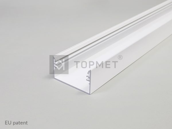 LED juostos profilio LOWI, baltas 4m
