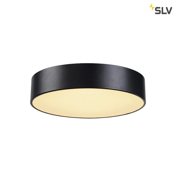 31W paviršinis LED šviestuvas MEDO 40 CW, apvalus, juodas, 3000K(šiltai balta)