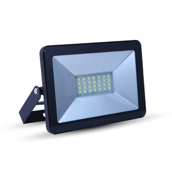10W LED prožektorius V-TAC, SMD, (3000K) šiltai balta, juodu korpusu