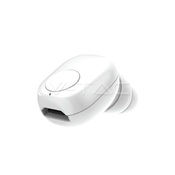 Bluetooth ausinė, 55mAh, balta.