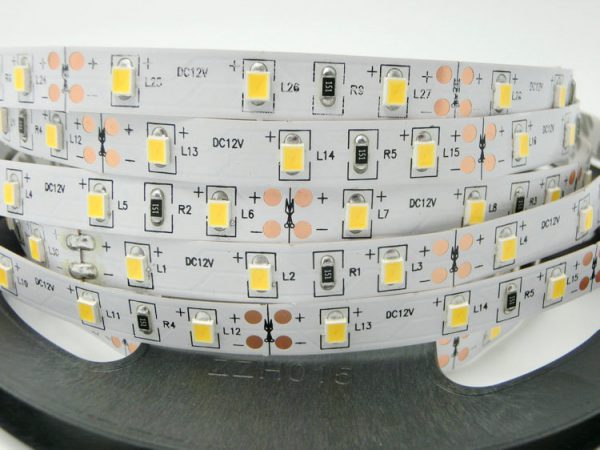 6 W/m LED juosta LUXSONN, 2835, DC24, 120 LED/m, (6500K) šaltai balta
