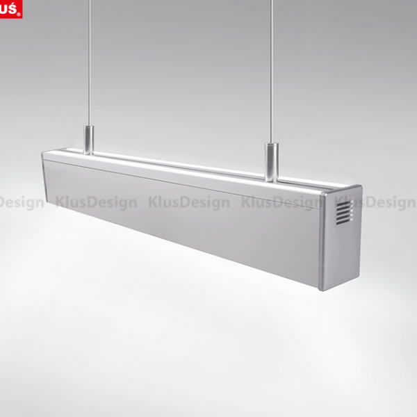 1m LED profilis DES KPL, juodas