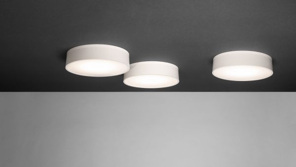 42W LED paviršinis šviestuvas Luna Llena, juodas, 3000K (šiltai balta)