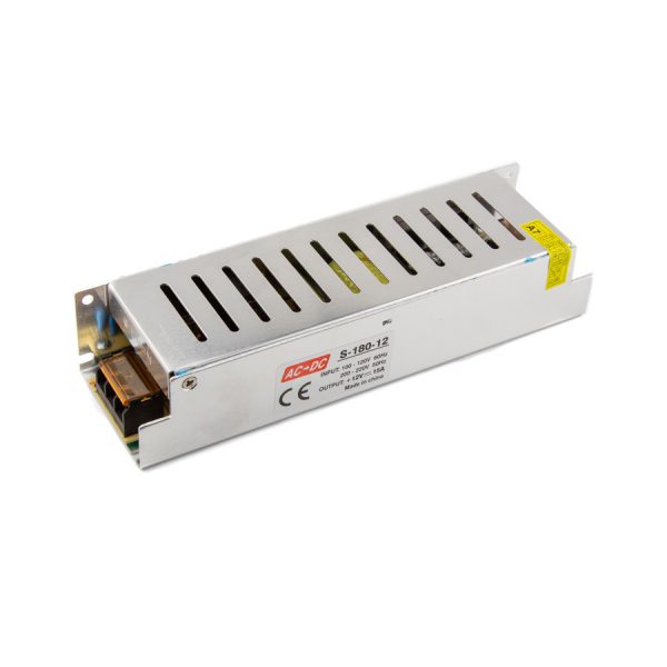 180W Maitinimo šaltinis 12V 15A IP20