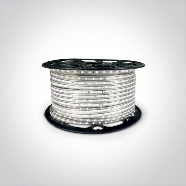 9W/m, 230V LED juosta, IP65. Tiekiama 50 m ritiniais. Karpoma kas 1 m Reikalingas maitinimo šaltinis. - Image 2