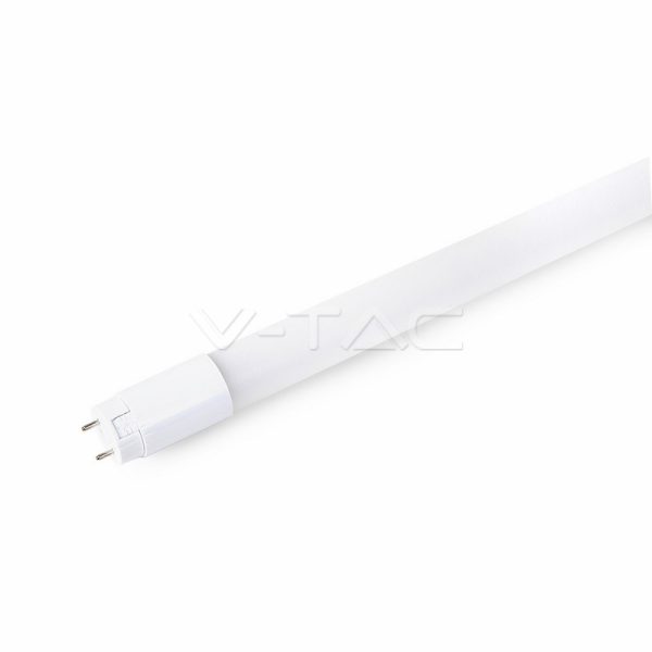 10W LED lempa T8 V-TAC 60cm, nano plastikas, 3000K(šiltai balta)