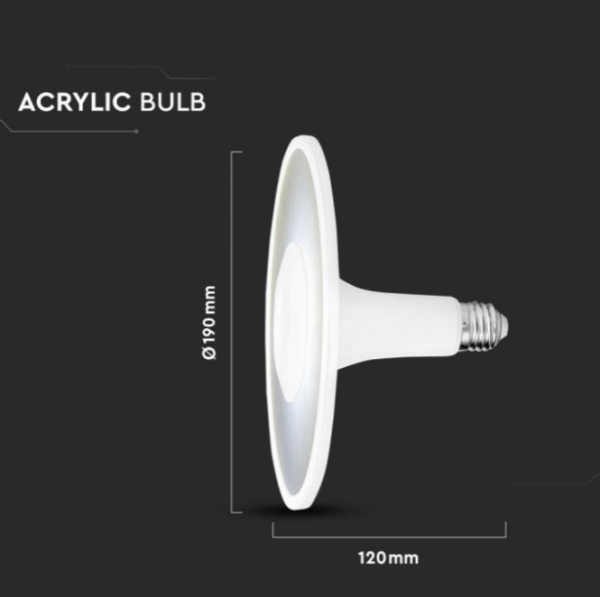 11W LED lemputė V-TAC, 4000K, E27, balta - Image 2