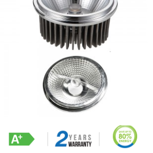 20W LED lemputė V-TAC, AR111, 40° / 20°, 6400K (šaltai balta) , keičiamas reflektorius