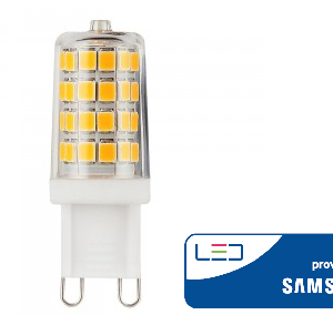 3W LED lemputė V-TAC, G9, 6400K (šaltai balta), SAMSUNG LED chip