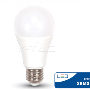 11W LED lemputė V-TAC, A58, E27, termoplastikas, 4000K (natūraliai balta), SAMSUNG LED chip