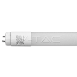 10W LED lempa T8 V-TAC 60cm, NANO plastikiniu dangteliu (Šviesos spalva: 6000K), reguliuojama