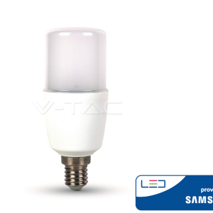 8W LED lemputė V-TAC, T37, E14, termoplastikas, 4000K (natūraliai balta), SAMSUNG LED chip