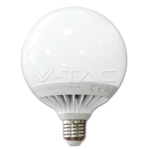 15W LED lemputė V-TAC G120 E27 (4500K) dienos šviesa