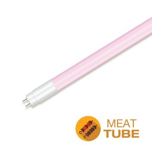 18W LED lempa T8 V-TAC 120cm, pritaikyta mėsos pramonei.