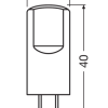 2,6W LED lemputė PARATHOM© LED PIN 12V, 2700K, GY6.35 - Image 2