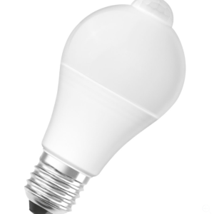 9W LED lemputė LED STAR MOTION, su judesio davikliu CLASSIC A, 2700K, E27