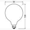 12W LED lemputė LED STAR CLASSIC GLOBE DIM, 2700K, E27, dimeriuojama - Image 2