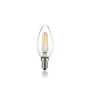 4W led bulb LAMPADINE E14, 3000K, gray