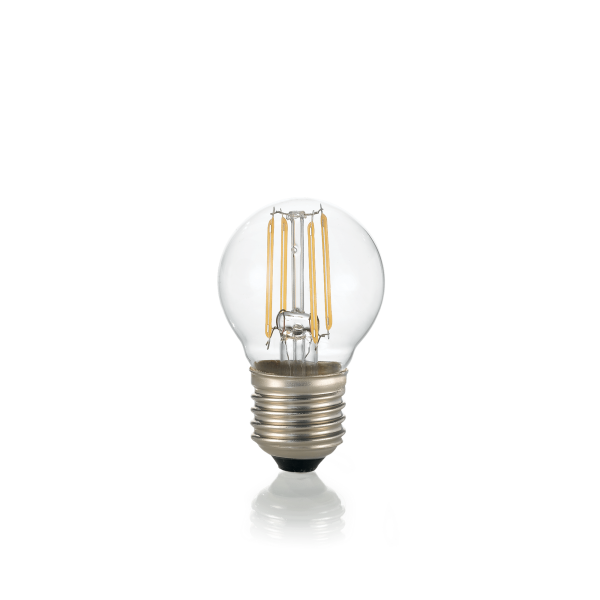 4W led bulb LAMPADINE E27, 3000K, black