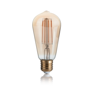4W led bulb LAMPADINE E27, 2200K, brown