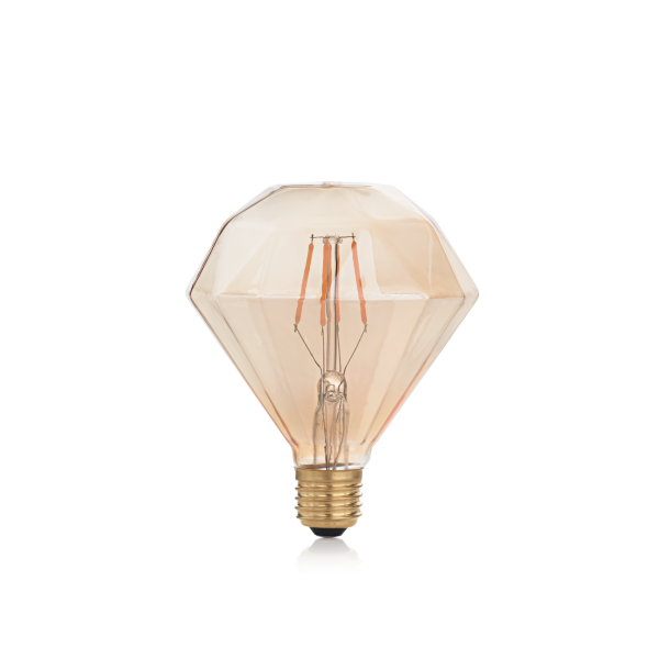 4W led bulb LAMPADINE E27, 2200K, concrete