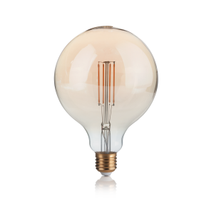 4W led bulb LAMPADINE E27, 2200K, aluminium