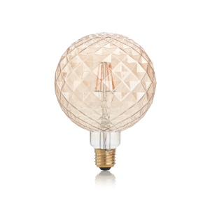 4W led bulb LAMPADINE E27, 2200K, chrome