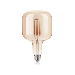 6W led bulb LAMPADINE E27, 2200K, black