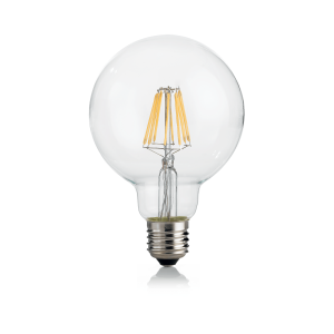 8W led bulb LAMPADINE E27, 3000K, gold color