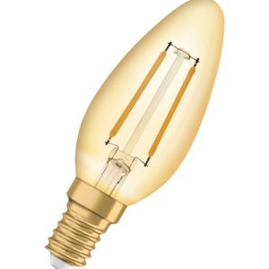 LED lemputė Vintage 1906© LED 12 1.5 W/2400K E14