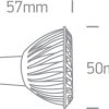 5W 230V,GU10, MR16 COB LED AC lemputė. Tinkama gyvenamąjai ir komercinei paskirčiai. - Image 3