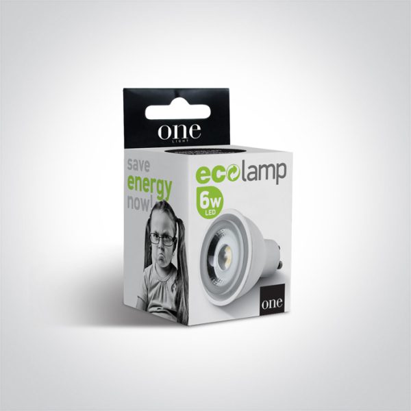 6W GU10 LED lemputė, 4000K, MR16 formos - Image 2