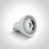 6W GU10 LED lemputė, 3000K, MR16 formos