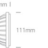 15W 230V, GU10, R111 SMD LED AC lemputė, dimeriuojama. Tinkama gyvenamąjai ir komercinei paskirčiai. - Image 2