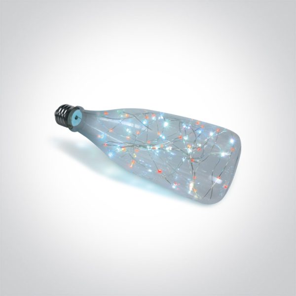 2W E27 dekoratyvinė RGB lemputė.