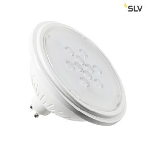 LED lemputė, QPAR111, GU10, 7W, 3000K 25°, baltas