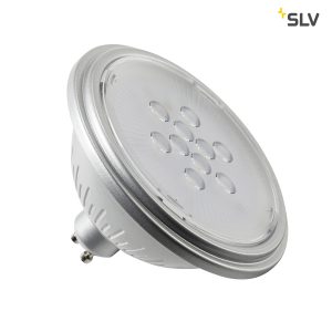 LED lemputė, QPAR111, GU10, 7W, 3000K 40° sidabrinės spalvos