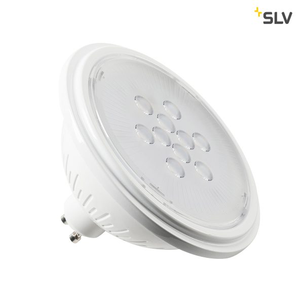 LED lemputė, QPAR111, GU10, 7W, 3000K 40°, baltas