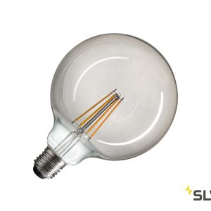 LED lemputė, G125, E27, 2700K, 720lm, 280°, dimeriuojama, tamsintas stiklas