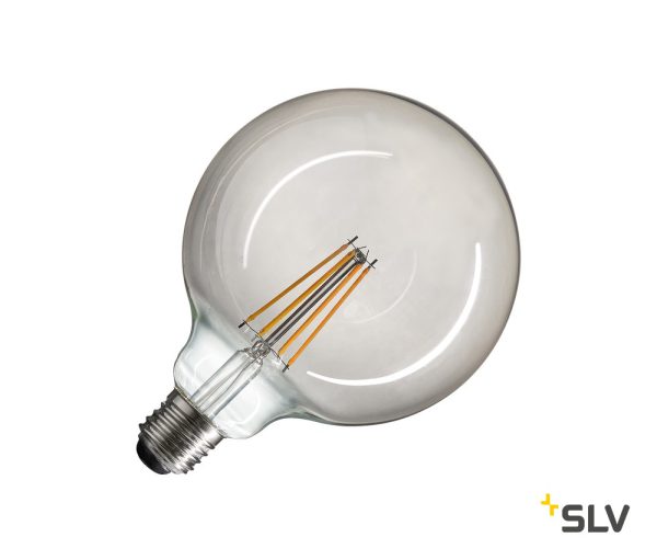 LED lemputė, G125, E27, 2700K, 720lm, 280°, dimeriuojama, tamsintas stiklas