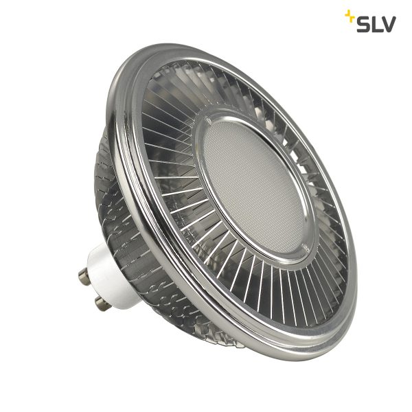 LED ES111 šviestuvas, sidabrinės spalvos-pilkas, 17.5W, 140°, 4000K, dimeriuojamas