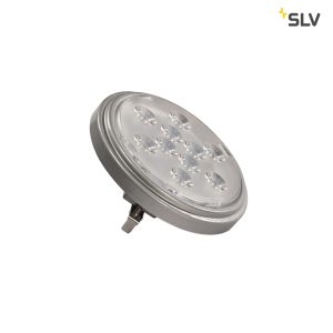 LED QR111 G53 lemputė, 13°, sidabrinės spalvos/pilkas, 4000K, 800lm