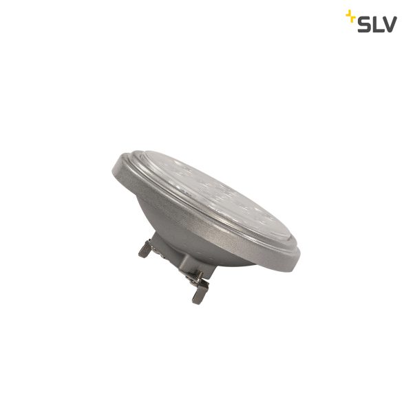 LED QR111 G53 lemputė, 13°, sidabrinės spalvos/pilkas, 4000K, 800lm - Image 2