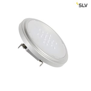 QR111 Retrofit LED lemputė, G53, 2700K, 40°, sidabrinės spalvos-pilkas