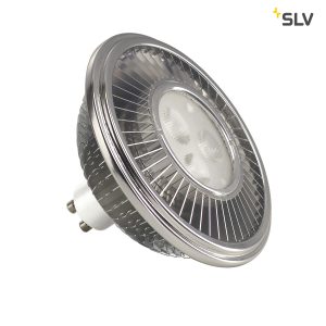 LED ES111 šviestuvas, 15.5W PowerLED , sidabrinės spalvos-pilkas, 30°, 2700K