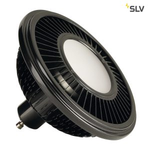 LED ES111 šviestuvas, 15.5W PowerLED , juodas, 140°, 2700K